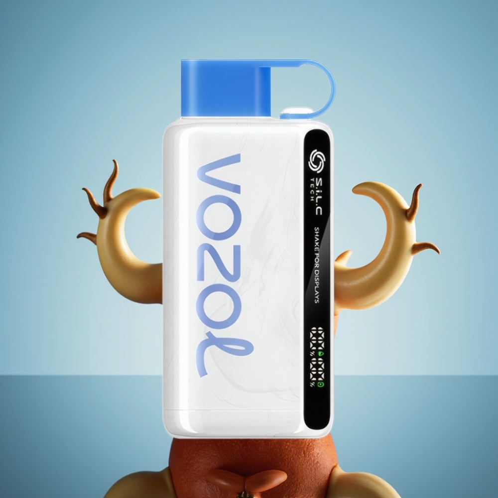 VOZOL STAR 9000/12000 재활용 플라스틱 디스포저블 베이프 쉐이크 디스플레이 Vzbull