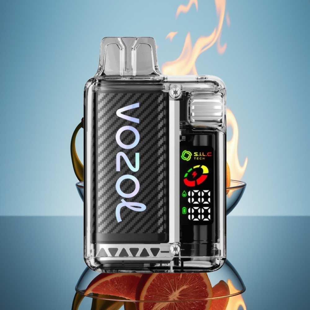 VOZOL Vista 20000 퍼프 재충전형 베이퍼 라바파이어 (650mAh, 2% 니코틴, S.i.L.C 듀얼 메시 코일, OLED)