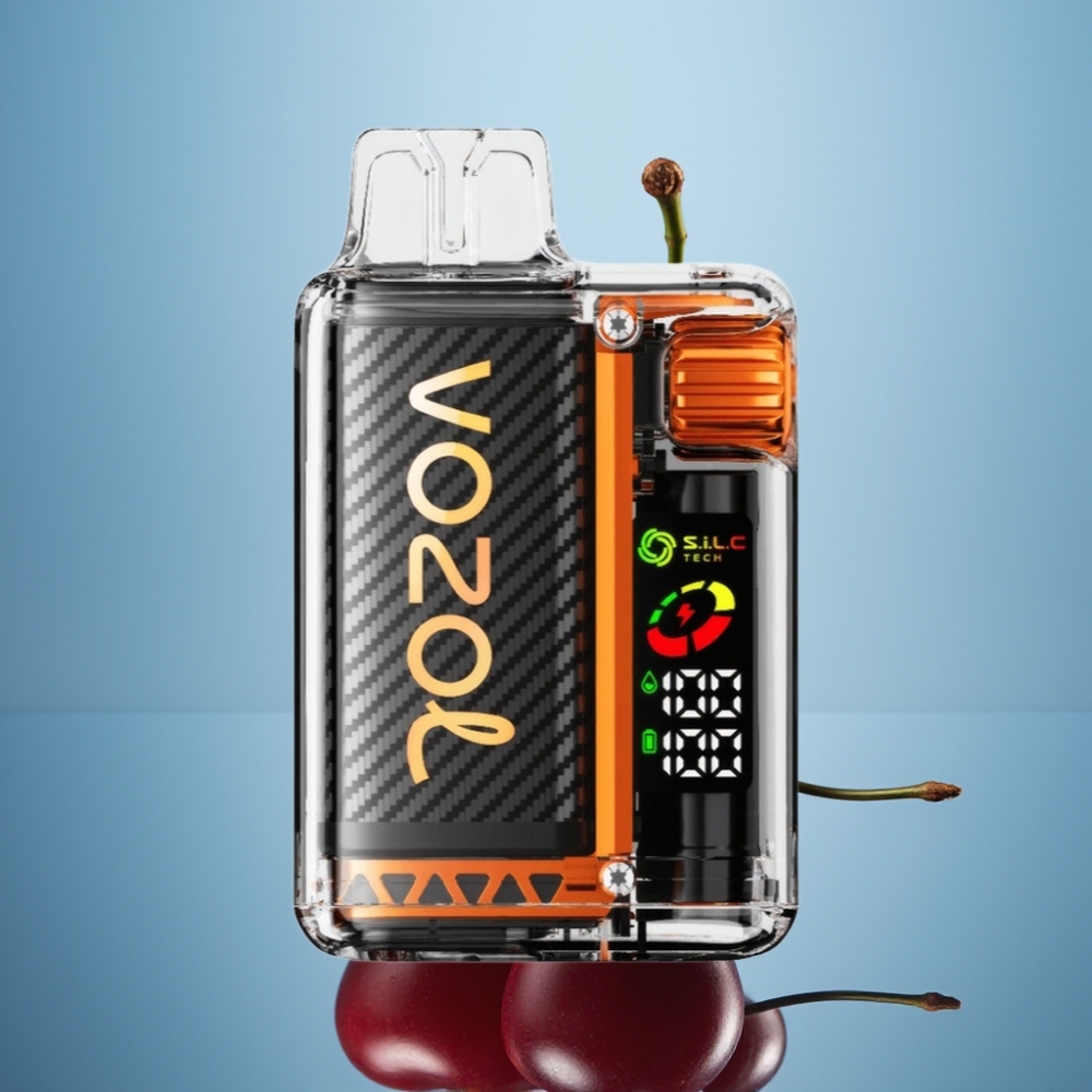 VOZOL Vista 20000 퍼프 재충전형 배터리 체리 콜라 650mAh S.i.L.C Tech 듀얼 메시 코일