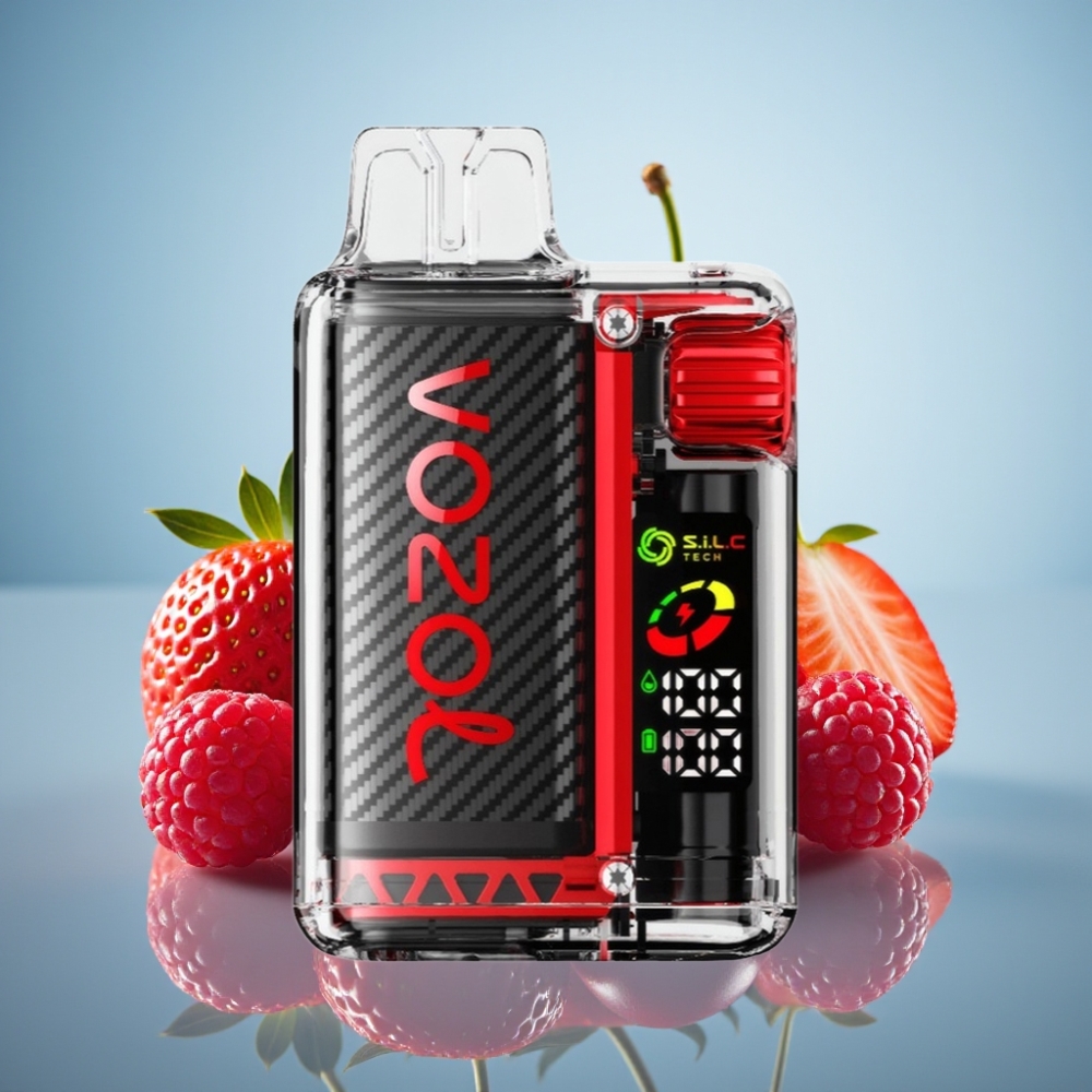 VOZOL Vista 20000 퍼프 스트로베리 라즈베리 체리 재충전 가능 배터리 650mAh