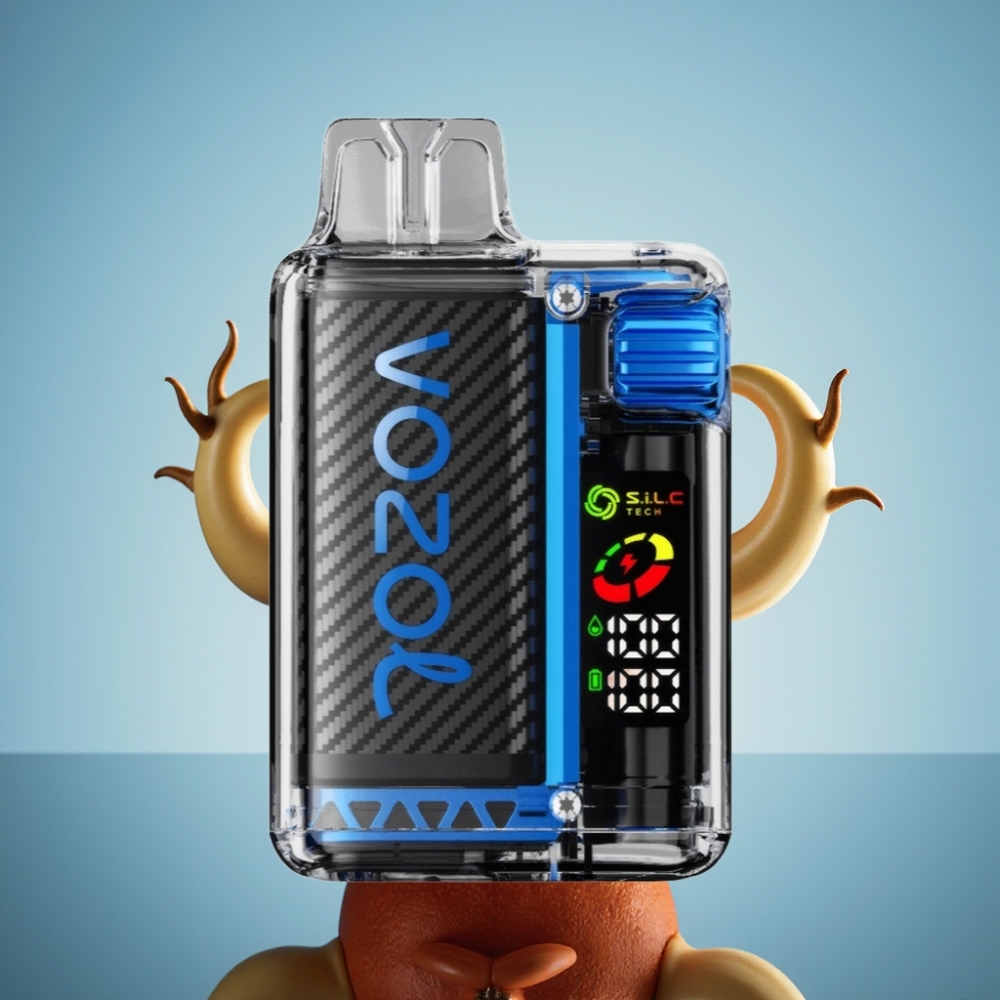 VOZOL Vista 20000 퍼프 재충전형 베이퍼 Vzbull 맛, 650mAh 배터리, S.i.L.C 듀얼 메시 코일